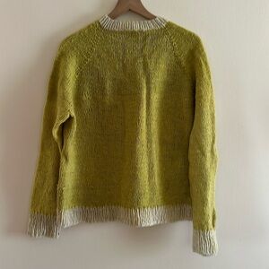 hand knit naturally dyed wool jumper